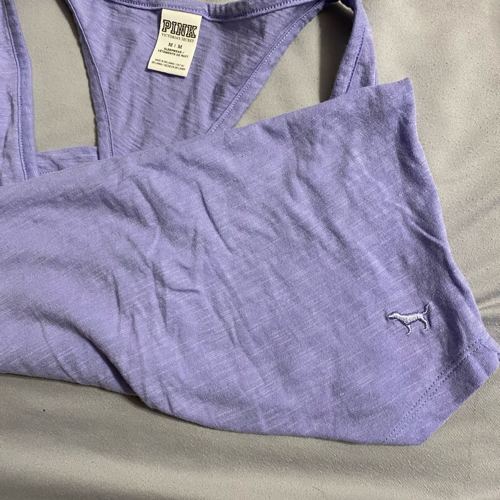 Pink loungewear tank